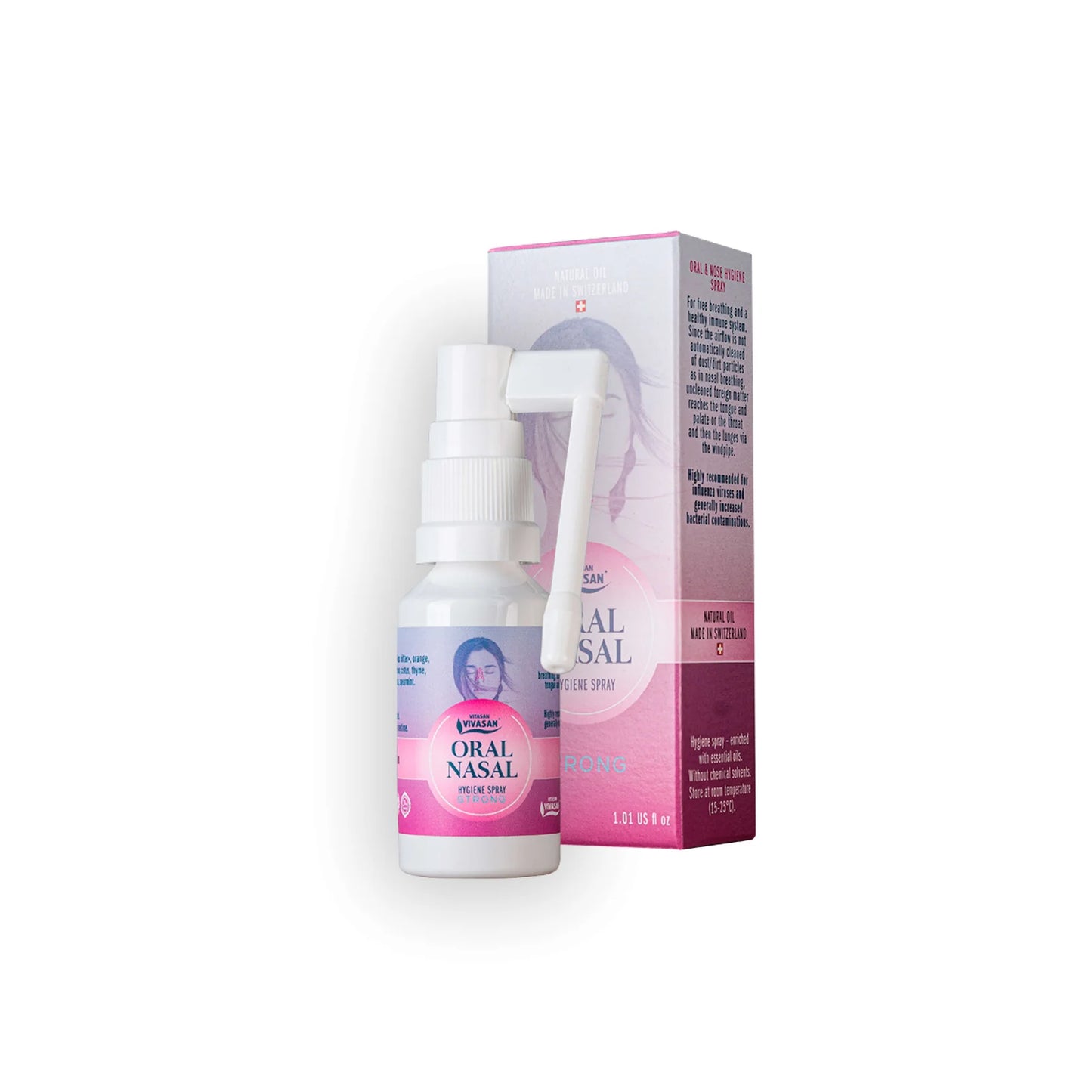 Hygiene Spray for Mouth and Nose with Essential Oils, 1.01 fl.oz