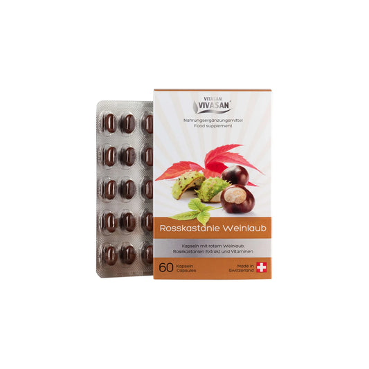 Horse Chestnut and Grape Leaves Extract Capsules
