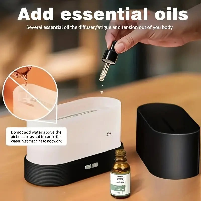 Flame Humidifier Aroma Diffuser